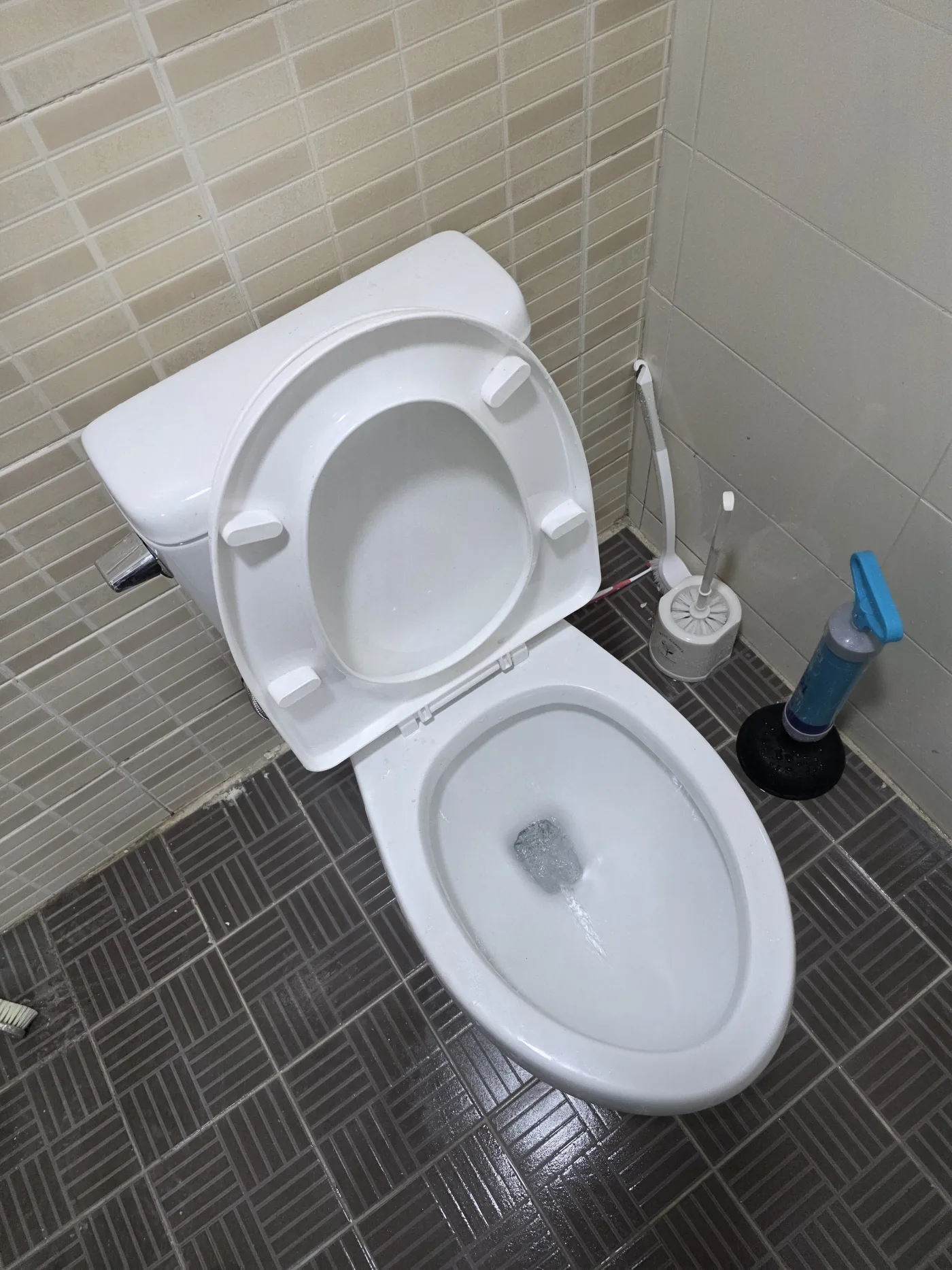 일산 변기막힘 화장실 변기가 막힘 작업 후